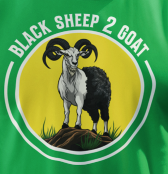 Black Sheep 2 Goat Hoodies Green