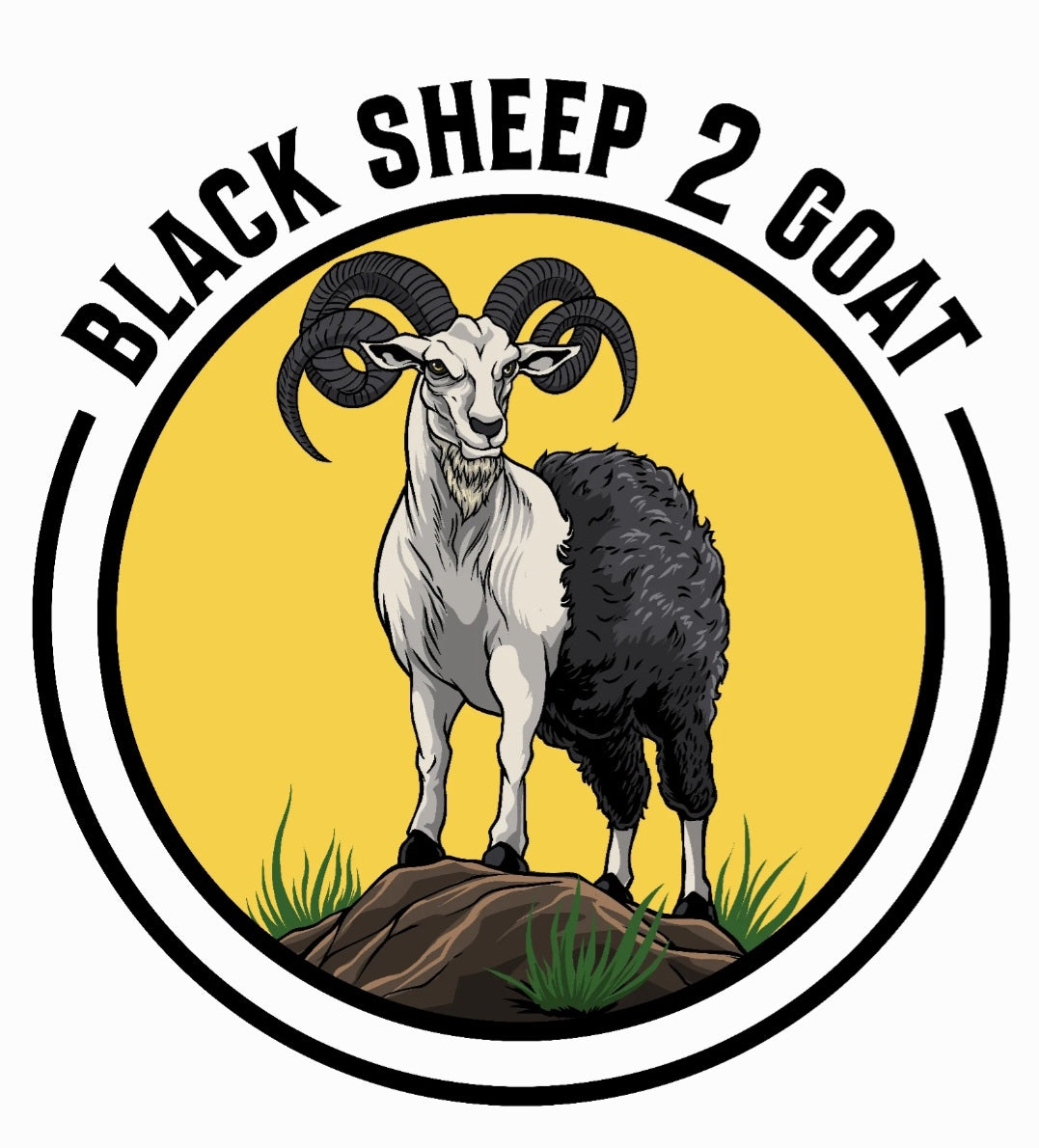 Black Sheep 2 Goat Short Sleeve T-Shirt